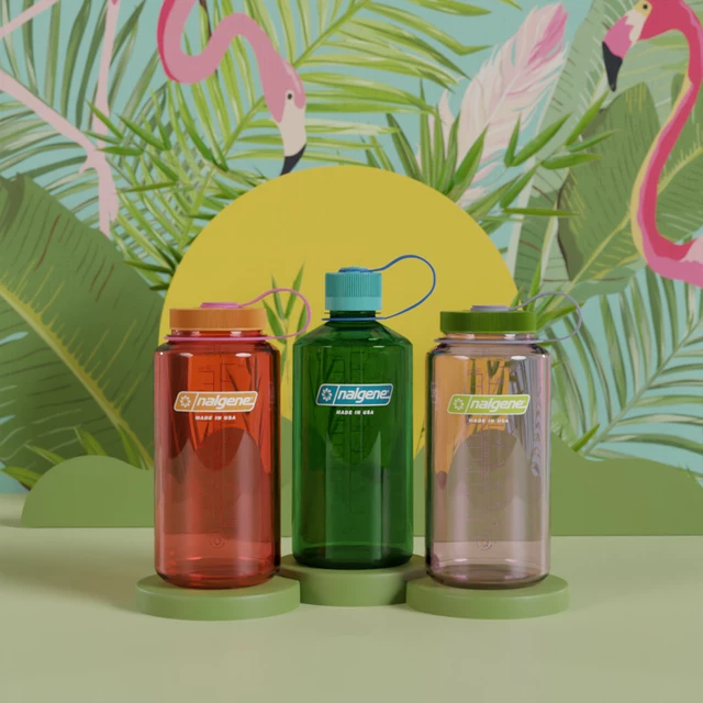 Butelka na wodę bidon NALGENE Wide Mouth Sustain 1l - Jade