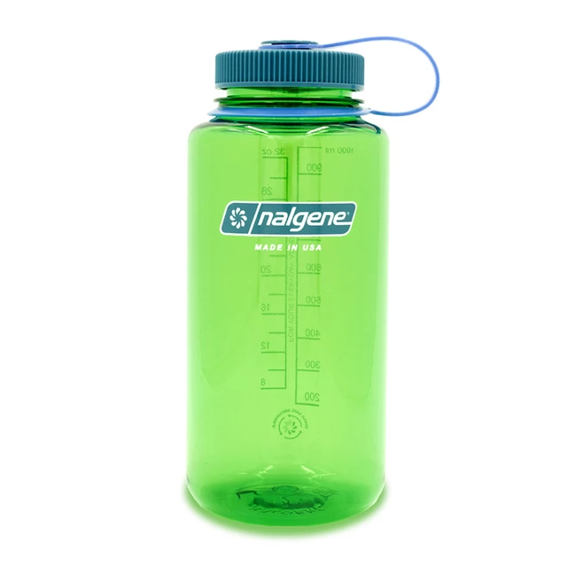 Butelka na wodę bidon NALGENE Wide Mouth Sustain 1l - Jade - Parrot Green