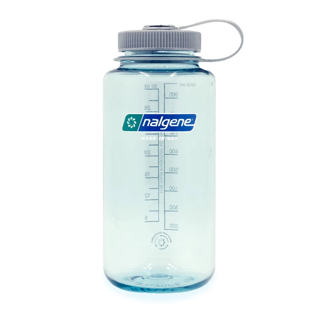 Butelka na wodę bidon NALGENE Wide Mouth Sustain 1l - Jade - Morska piana