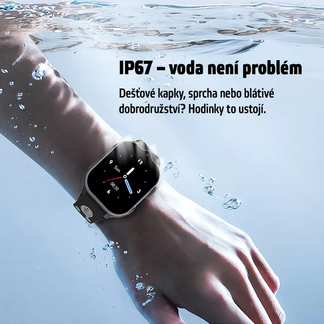 Smartwatch inSPORTline Melino dla dzieci z SIM GPS 4G LTE IP67 i przyciskiem SOS nowoczesne funkcje