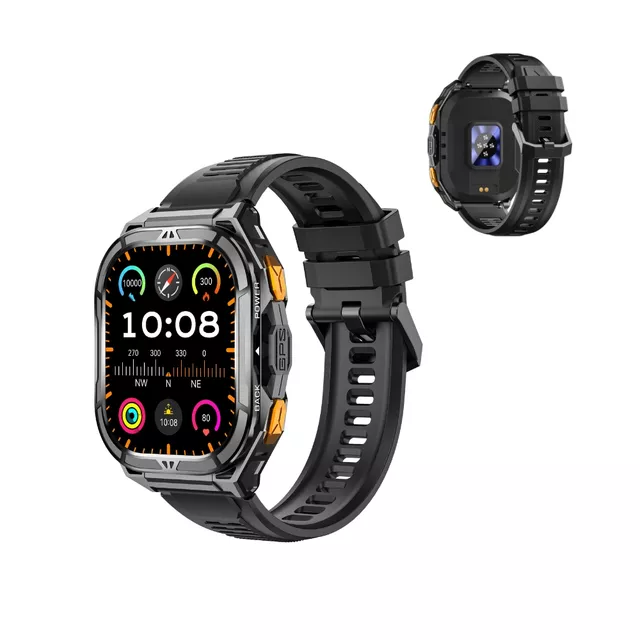 Smartwatch wodoodporny inSPORTline Zakuro – inteligentny zegarek 5 ATM ∙ połączenia ∙ kompas / barometr
