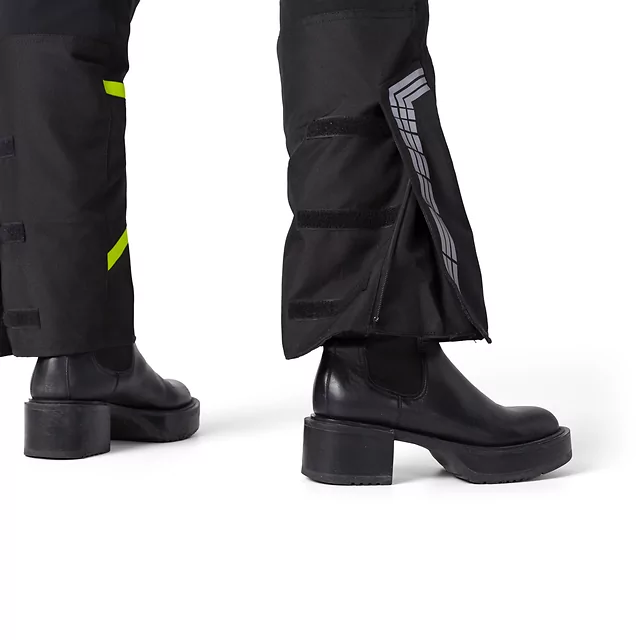 Damskie spodnie motocyklowe W-TEC Warao Lady ∙ ochraniacze ce ∙ membrana klimatyczna ∙ airvent ∙ wypinane ocieplenie - Czarny-fluo