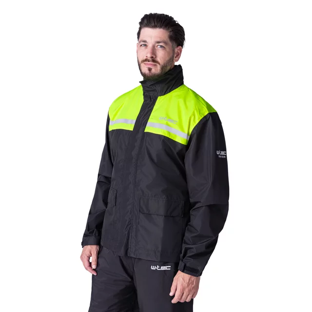 Kurtka motocyklowa przeciwdeszczowa W-TEC Rinstop ∙ wodoodporna ∙ odblaskowa Visionight ∙ ripstop ∙ mesh ∙ lekka kompaktowa