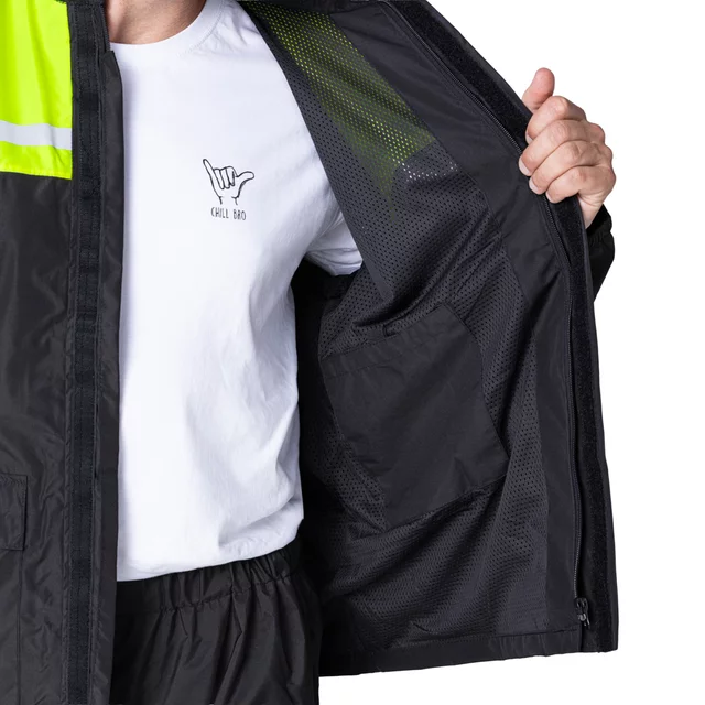 Kurtka motocyklowa przeciwdeszczowa W-TEC Rinstop ∙ wodoodporna ∙ odblaskowa Visionight ∙ ripstop ∙ mesh ∙ lekka kompaktowa