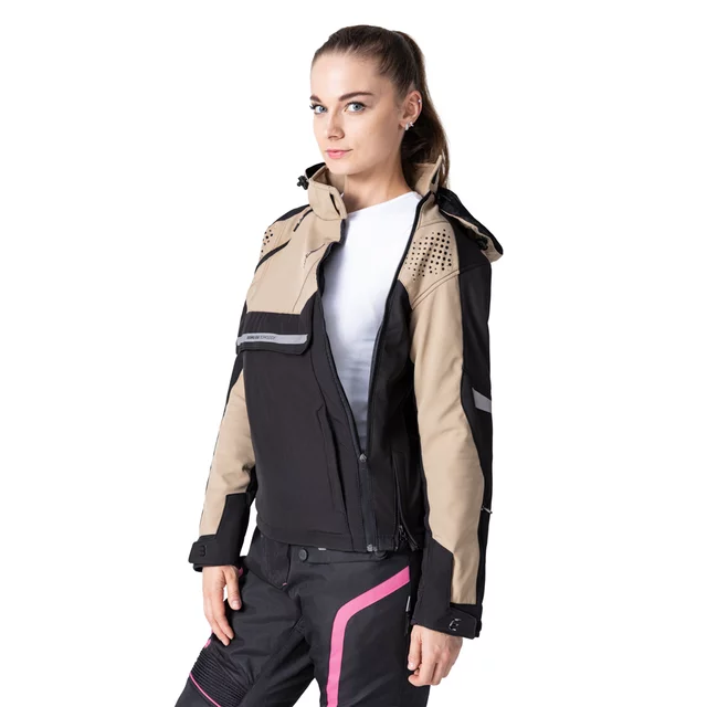 Damska kurtka motocyklowa W-TEC Annorack Lady ∙ wyjmowane ochraniacze CE ∙ system airvent ∙ odpinany kaptur ∙ elementy odblaskowe
