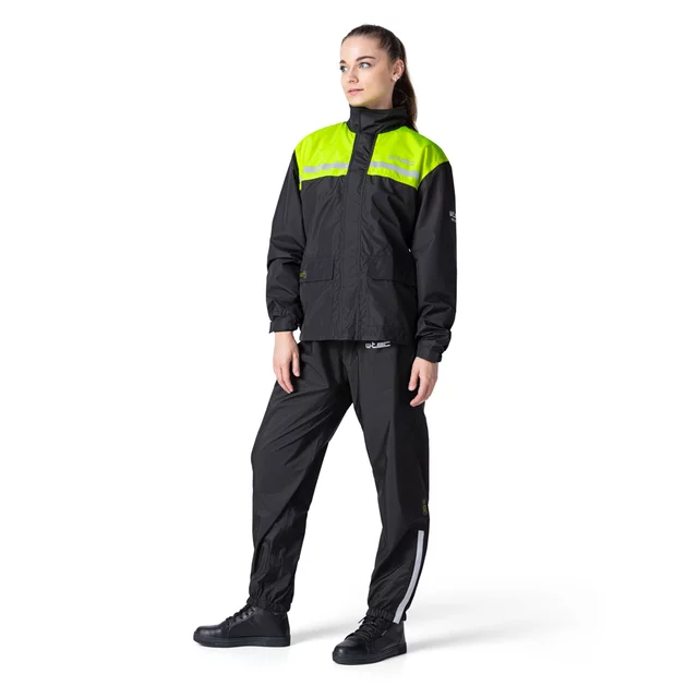Kurtka motocyklowa przeciwdeszczowa W-TEC Rinstop ∙ wodoodporna ∙ odblaskowa Visionight ∙ ripstop ∙ mesh ∙ lekka kompaktowa