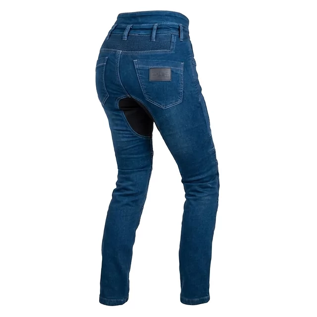 Damskie jeansy motocyklowe W-TEC Biterillo Lady ∙ aramid ∙ ochraniacze ∙ wentylacja ud ∙ wysoki stan ∙ elastyczne panele