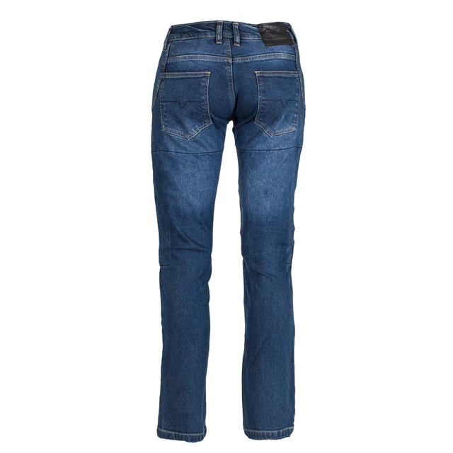 Damskie jeansowe spodnie motocyklowe W-TEC Kavec - Ciemny niebieski