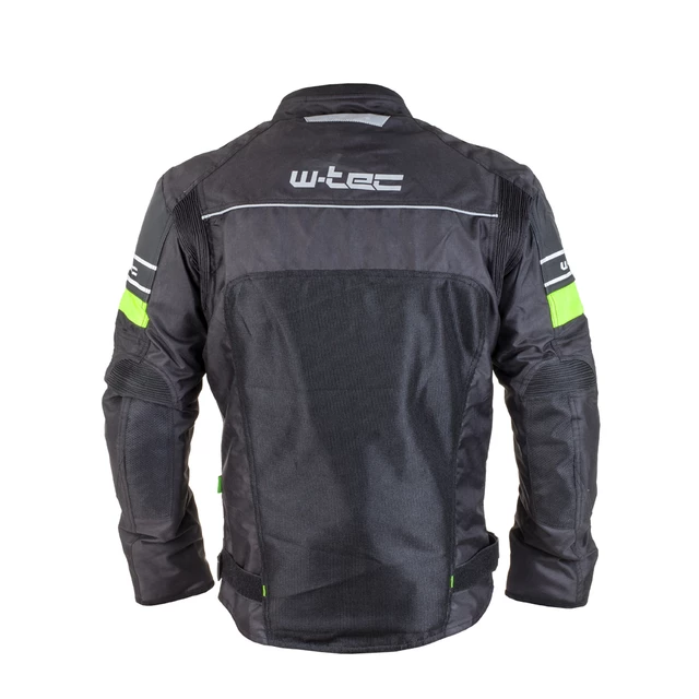 Męska kurtka motocyklowa W-TEC Meltsch - Czarno-zielony neonowy