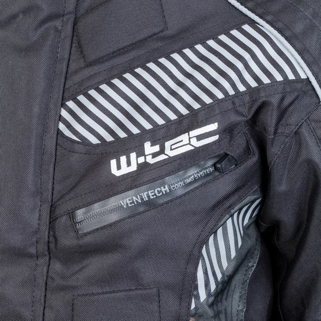 Męska kurtka motocyklowa W-TEC Kamicer - Czarno-szary