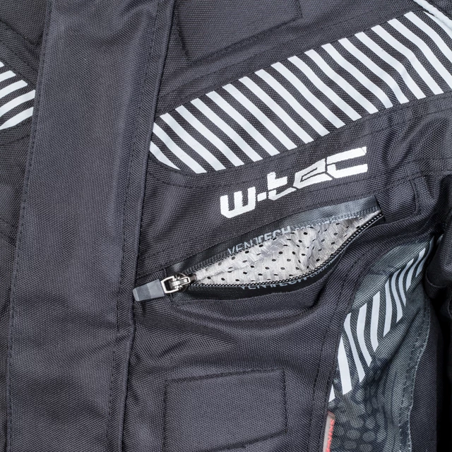 Męska kurtka motocyklowa W-TEC Kamicer - Czarno-szary