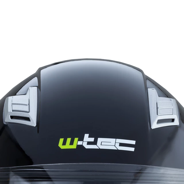 Kask motocyklowy szczękowy W-TEC Vexamo z blendą - Czarno-zielony