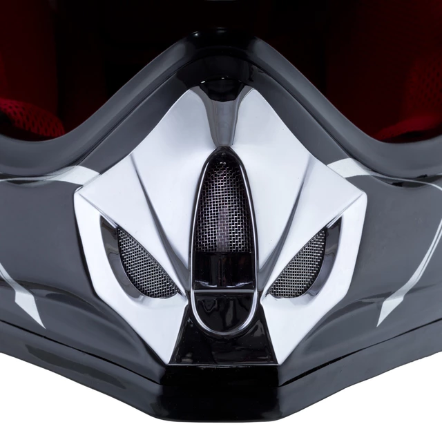 Młodzieżowy kask motocyklowy W-TEC V310 enduro - Czarny LRB