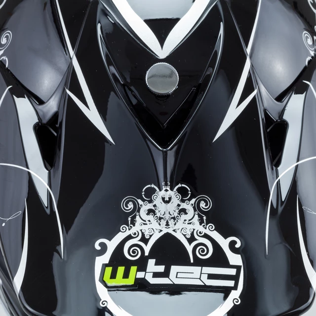 Młodzieżowy kask motocyklowy W-TEC V310 enduro - Czarny LRB