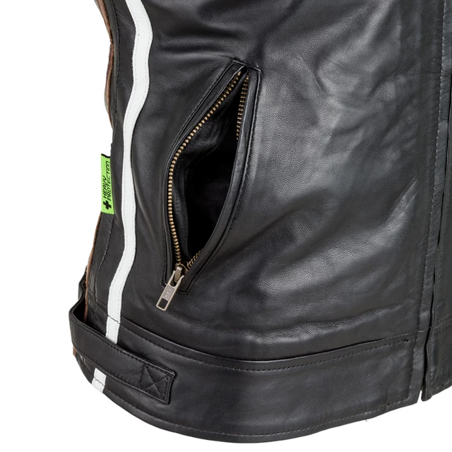 Damska skórzana kurtka motocyklowa W-TEC Sheawen Lady Black - Czarny
