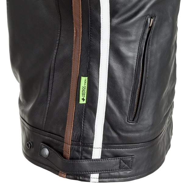 Damska skórzana kurtka motocyklowa W-TEC Sheawen Lady Black - Czarny
