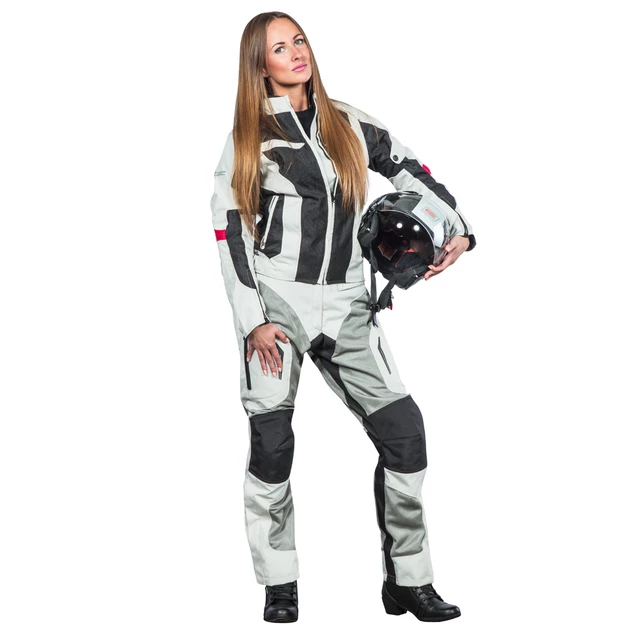 Damskie skórzane buty motocyklowe W-TEC Jartala - Czarny