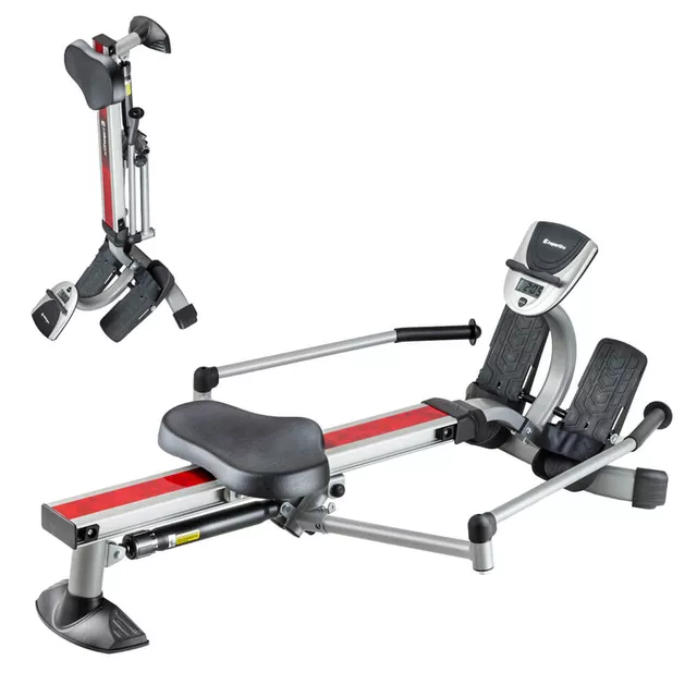 Wioślarz treningowy hydrauliczny inSPORTline Power Master X - Srebrny