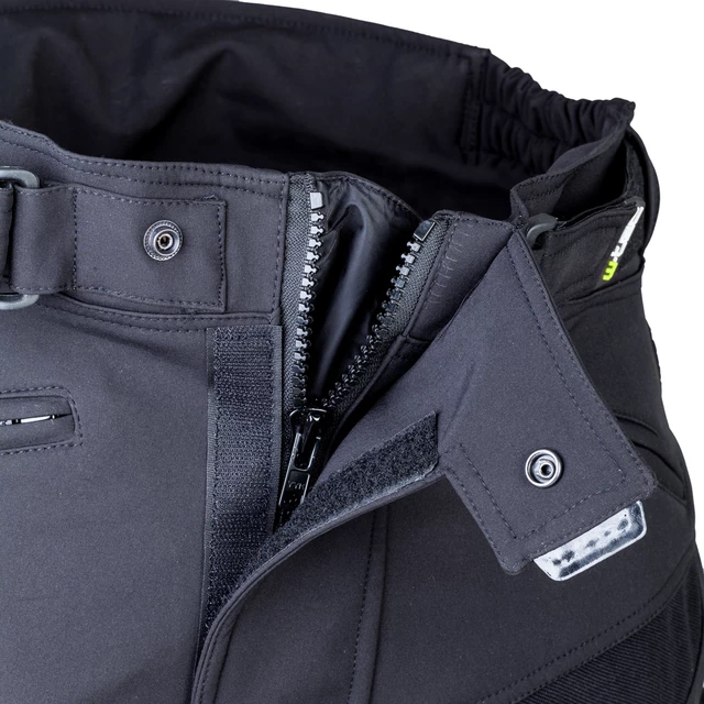 Męskie spodnie motocyklowe softshell W-TEC Erkalis GS-1729 - Czarny