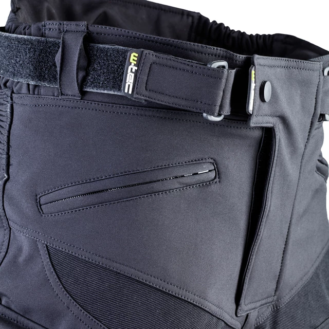 Męskie spodnie motocyklowe softshell W-TEC Erkalis GS-1729 - Czarny