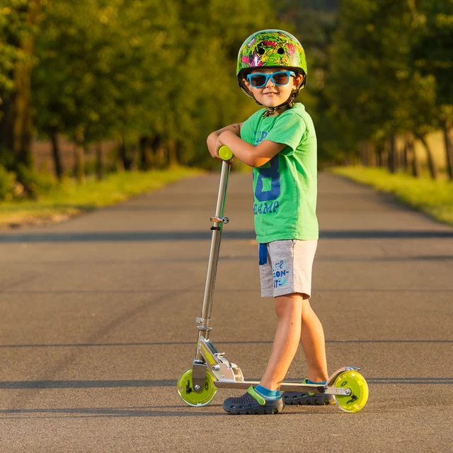 Hulajnoga dziecięca WORKER Racer Urban Boy ∙ świecące koła LED ∙ składana ∙ nośność 50 kg ∙ aluminium