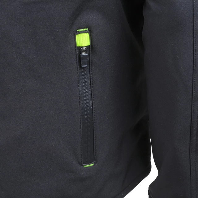 Męska kurtka motocyklowa soft-shell W-TEC Borozef - Czarno-zielony