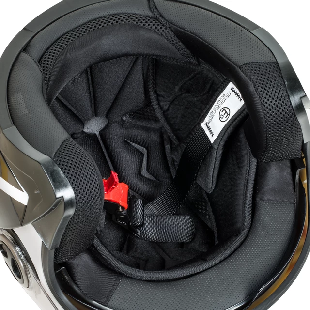 Kask motocyklowy otwarty z blendą W-TEC YM-623 - Matowy brązowo-czarny
