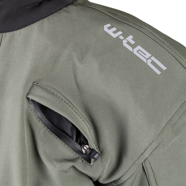 Męska kurtka motocyklowa soft-shell W-TEC Forresta - Khaki