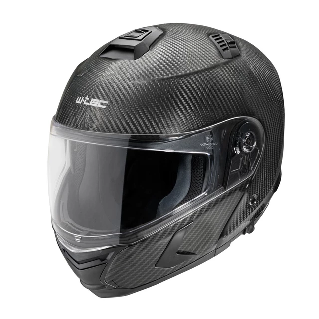 Kask motocyklowy pełny karbon W-TEC Tensiler - połysk węgla