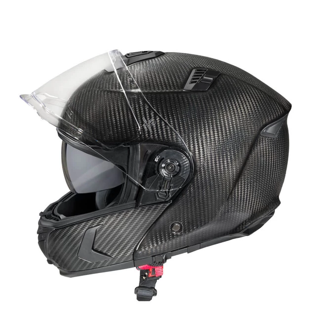 Kask motocyklowy pełny karbon W-TEC Tensiler - połysk węgla