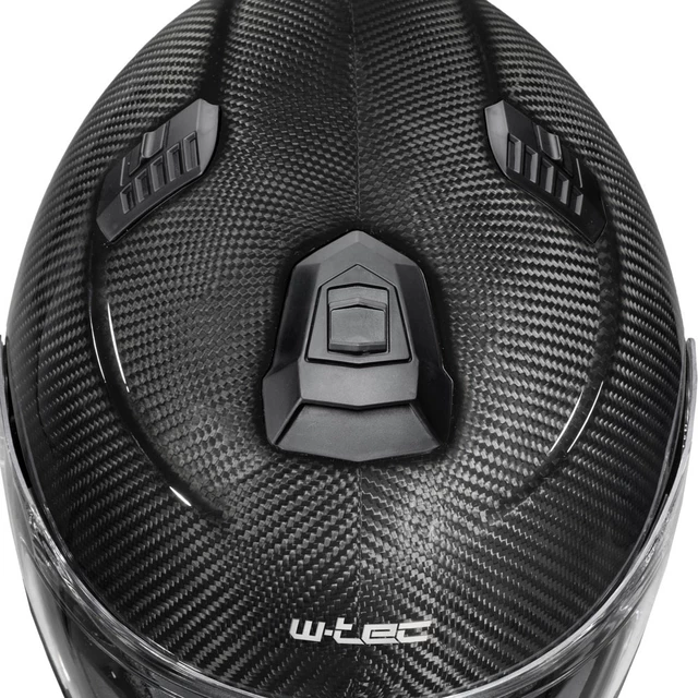 Kask motocyklowy pełny karbon W-TEC Tensiler - połysk węgla