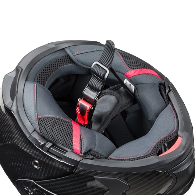 Kask motocyklowy pełny karbon W-TEC Tensiler - połysk węgla