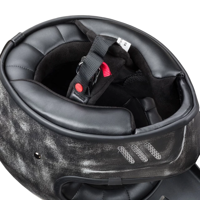 Kask motocyklowy motocross W-TEC Retron - Zardzewiały Szary