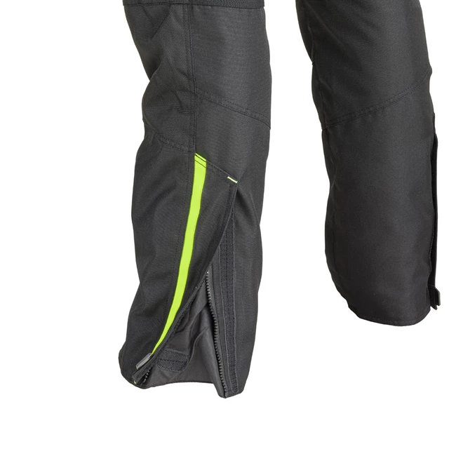 Damskie spodnie motocyklowe W-TEC Spirital Lady - Czarny-fluo żółty