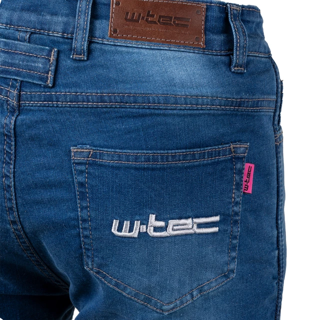 Damskie jeansy motocyklowe W-TEC GoralCE - Niebieski