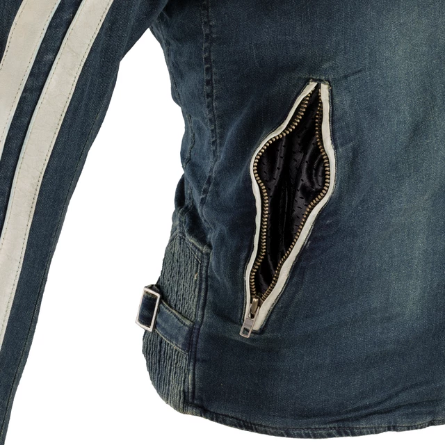 Męska kurtka motocyklowa jeans W-TEC Wildone - Niebieski