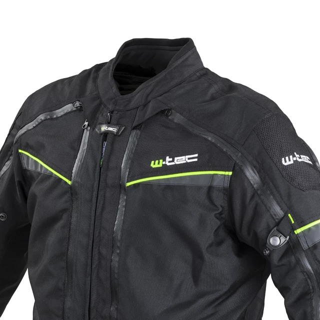Kurtka motocyklowa W-TEC Progair - Czarny-fluo
