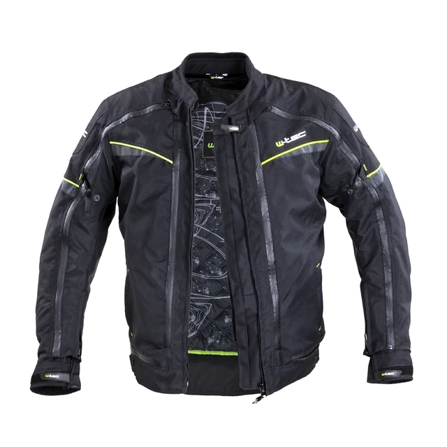 Kurtka motocyklowa W-TEC Progair - Czarny-fluo