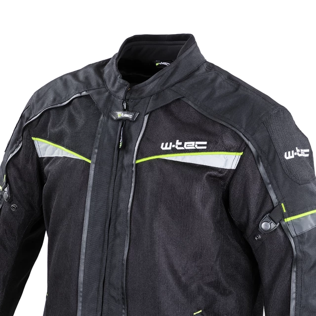Kurtka motocyklowa W-TEC Progair - Czarny-fluo