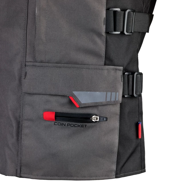 Kurtka motocyklowa W-TEC Excellenta - Szary