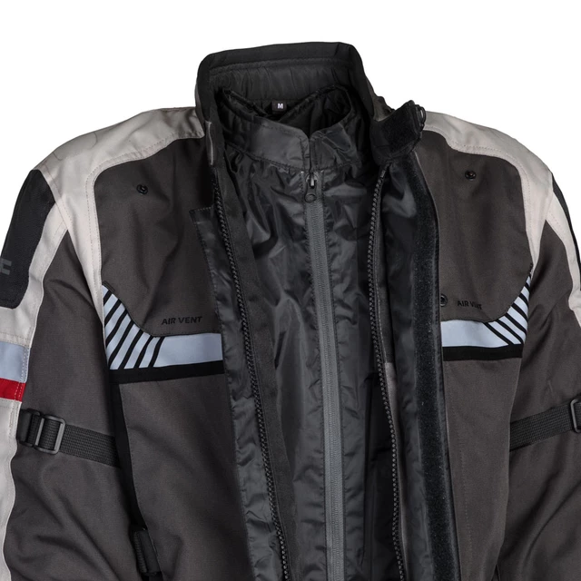 Kurtka motocyklowa W-TEC Excellenta - Szary