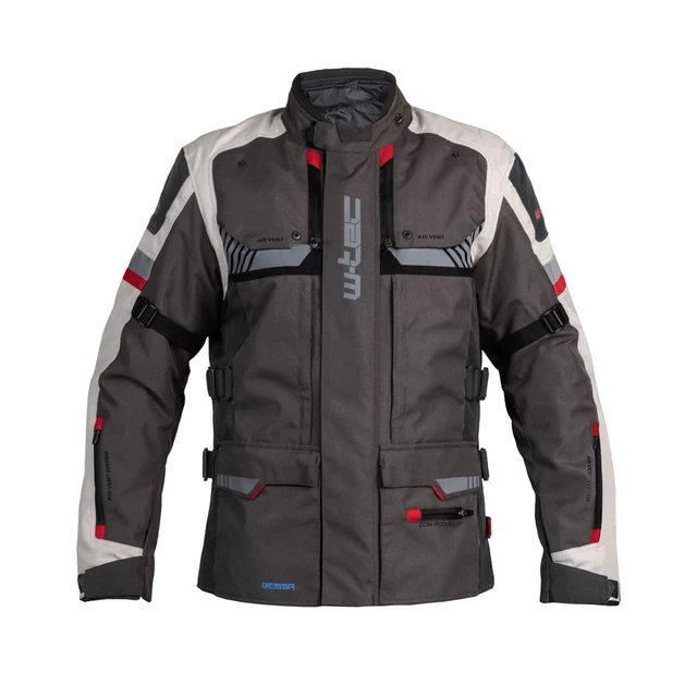 Kurtka motocyklowa W-TEC Excellenta - Szary