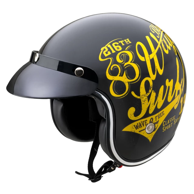 Kask motocyklowy otwarty W-TEC Café Racer - Wielka gwiazda - 3Ways Surf