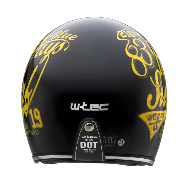 Kask motocyklowy otwarty W-TEC Café Racer - Wielka gwiazda