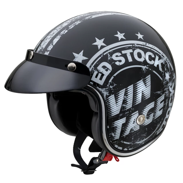 Kask motocyklowy otwarty W-TEC Café Racer - Wielka gwiazda - Zapasy vintage
