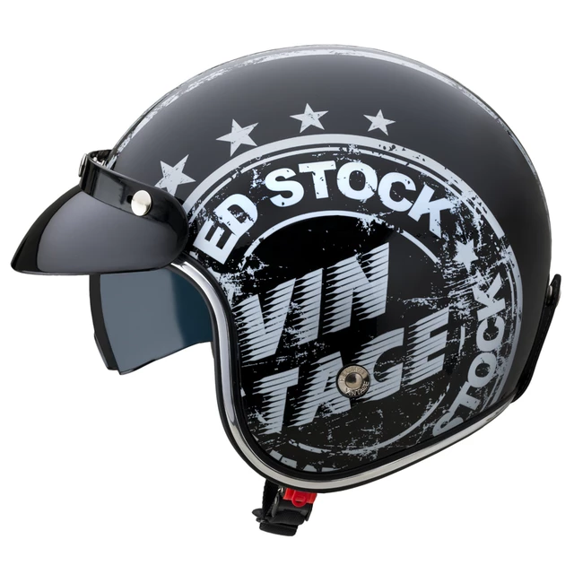 Kask motocyklowy otwarty W-TEC Café Racer - Wielka gwiazda