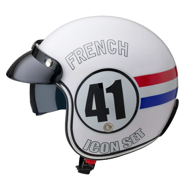 Kask motocyklowy otwarty W-TEC Café Racer - Wielka gwiazda