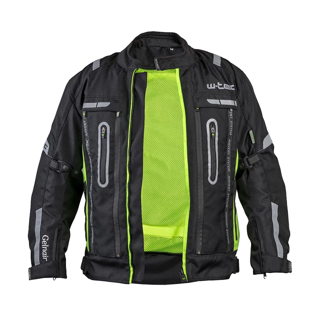 Kurtka dla motocyklistów W-TEC Gelnair - Czarno-zielony