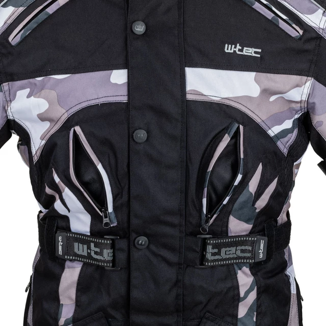 Męska kurtka motocyklowa W-TEC Troopa - Black Camo