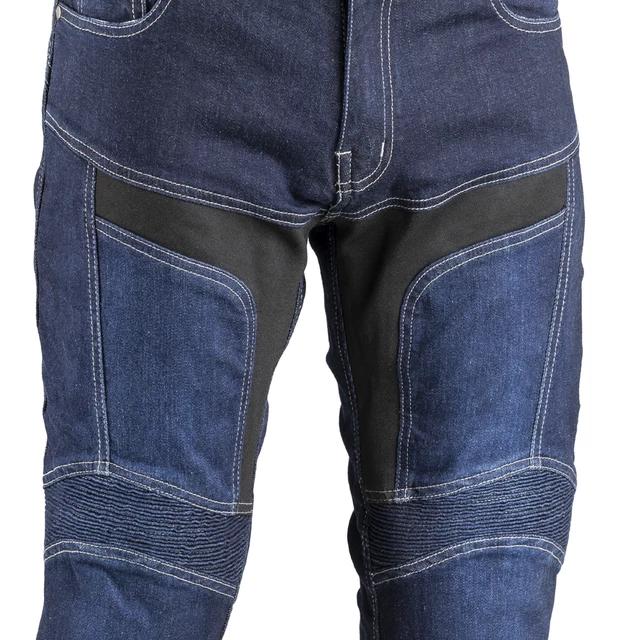 Męskie spodnie jeansy motocyklowe W-TEC Alfred CE - Szary